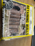 Woodland Scenic  WDS C1260  WDS1260 Timber Retaining Wall - HO Scale NEW