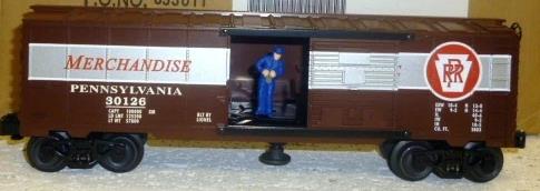 Lionel LOTS 2003 Penn PRR Merchandise Service Operating Boxcar 6-52281 O SCALE NEW