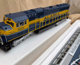 MTH Premier 20-2290-1 Alaska SD70M Diesel Engine Passenger Train Set With Proto-Sound 2.0 O SCALE Used Excellent