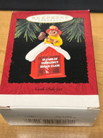 Hallmark 1995 North Pole 911, Fire Fighters "In Case of Emergency Break Glass" Ornament  Like New