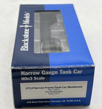 Blackstone Models B340606W UTLX Narrow Frame Tank Car weathered HOn3 Scale Used Excellent
