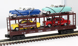 MTH Railking 30-7628 Auto Transportation Auto Carrier Flat Car #4952 O SCALE Used