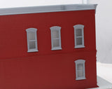 MTH 30-9012 Corner Drug Store Red W/ Gray Trim RailKing O Scale Like New
