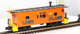 K-Line K612-3741 LIRR Bay Window Caboose c-69 O Scale Like New No Box