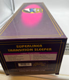 MTH Premier 20-6540 Amtrak SuperLiner Transitional Sleeper Car O SCALE Used Excellent