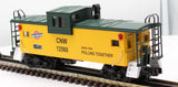 MTH 20-91011 Premier Chicago & North Western CNW Extended Vision Caboose O SCALE Like New