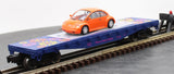 Lionel 6-19444 Peace Auto Sales Flatcar with Volkswagen Bug O SCALE Used Excellent
