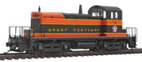 Walthers 910-9214 GREAT NORTHERN EMD SW1 Mainline Omaha Orange, Pullman Green, yellow #78 HO Scale Used Excellent