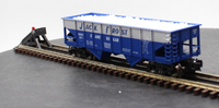 K-Line by Lionel  6-21607 Jack Frost Cane Sugar Hopper Car With Snow O SCALE Used