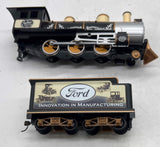 Bachmann FMCDM-3 Hawthorne Village Ford Motor Company Century of Innovation Steam locomotive, tender, caboose HO/ On30 SCALE Used Excellent No Box