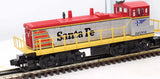 K-Line K-221302 SANTA FE MP-15 Diesel Locomotive Mainline War Bonnet Colors O Scale Like New Damaged Box