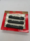 RIVAROSSI 0548 SET OF 3 PULLMAN PASSENGER CARS  GREEN N SCALE Like New