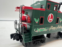 Lionel 6-36803 SANTA ANIMATED CABOOSE HAPPY HOLIDAYS O SCALE Like New