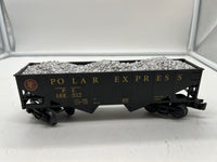 Lionel 6-84370 Polar Express hopper with silver load O scale Like New