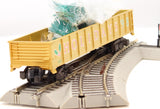 Gilbert 6-48335 Gondola American Flyer Christmas With Trees S Scale Like New