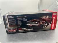 Auto World 1/18 scale - AMM1006/06 1969 Ford Mustang Boss 429 - maroon 1/18 SCALE Like New