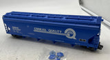 K-Line k6244-1411 Conrail Extruded Aluminum 4 bay hopper car O Scale Like New