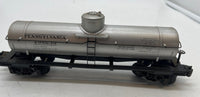 MTH RailKing MT-7300 Pennsylvania PRR Single Dome Tank Car PRR 498639 O SCALE Used Excellent