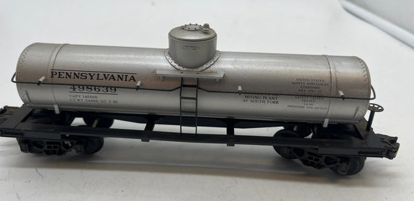 MTH RailKing MT-7300 Pennsylvania PRR Single Dome Tank Car PRR 498639 O SCALE Used Excellent