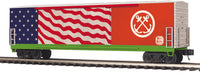 MTH Premier 20-93872 Kansas City Southern Veterans Coast Guard 50' Dbl. Door Plugged Boxcar O SCALE NEW