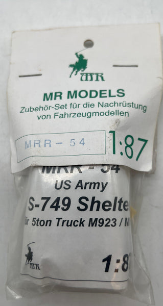 MR Models MRR-54 US ARMY S-749 Shelter for 5 ton truck 1/87 HO SCALE NEW