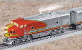 Lionel 6-14588 Santa Fe TMCC F3 Diesel A-B-A set (PWR A #19, DMY A #19C) O SCALE Used