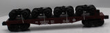 MTH Railking 30-76199 Pennsylvania PRR RailKing Flat Car w(4) Bettendorf Trucks O SCALE Like New