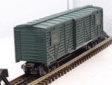 Right of Way Industries CNJ Stock Car 1986 w/ animal sounds O SCALE (9v battery not inc.) Like New