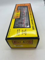 MTH Railking 30-76247 Union Pacific O SCALE RailKing Flat Car w/(2) Ford Rancheros NEW