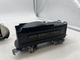 Marx 10 New York Central NYC tin locomotive and tender as is O SCALE Used No Box