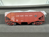 MTH Premier 20-97394 Lehigh Valley 2-Bay Fish Belly Hopper Car #25477. O SCALE NEW