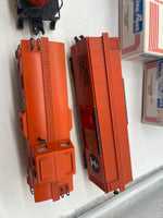 American Flyer Lionel Illinois Central Gulf IC 6-48001, 6-48701, 4-9712 GP-20 Diesel Locomotive, Caboose, & Boxcar S SCALE Like New