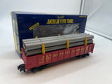 Lionel American Flyer AF 6-48541 Delaware & Hudson Gondola with Pipe Load S SCALE Like New