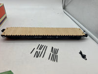 Lionel 6-17578 Boston & Maine PS-4 Flatcar w/stakes #34007 O SCALE Like New