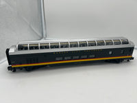 MTH Premier 20-6735 Kansas City Southern 70' ABS Full Length Vista Dome Passenge Car- Smooth As is O SCALE Like New