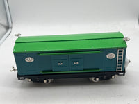 MTH Tinplate 10-2039 200 Series Std. Gauge Box Car - Blue & Light Green Rare STANDARD GAUGE Like New