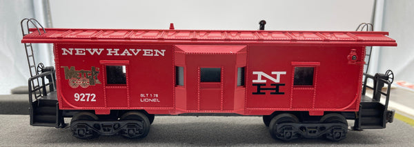 6-9272 Lionel New Haven bay window caboose #9272 METCA O gauge model train AS IS NO RETURNS Used Damaged Box