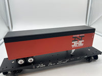 K-Line New Haven NH Flatcar with Trailer 17369 O SCALE Used Excellent No Box