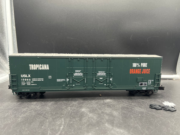 Atlas 6505-2 Tropicana Evans 53' Double plug door boxcar 3 rail O SCALE Like New