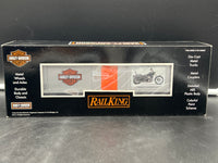 MTH Railking 30-74292 Harley-Davidson 40' Window Box Car #2001. DYNA WIDE GLYDE O SCALE NEW