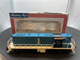 American Flyer 4-8350, Boston and Maine GP-7 diesel engine S SCALE Used Excellent Damaged Box
