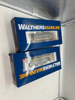 Walthers 910-9939 EMD F7 A-B Set - Standard DC -- CSX Transportation #116, 119 (YN2; gray, blue, yellow) (2 PCS ) HO SCALE Like New