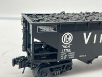 RMT RMT96235 VIRGINIAN 2 BAY COAL HOPPER WITH FIGURE, LOAD O SCALE  Like New