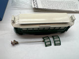 New Jersey Custom Brass NJCB  TO-404 Metropolitan Street Railway Single Truck Trolley closed trolley painted green./ white HO SCALE Like New