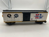 MTH Railking 30-74376 NFL - Pittsburgh Steelers Super Bowl XL Box Car #2006. O SCALE Like New