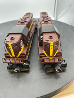 Lionel 6-8158, 6-8159 Duluth Missabe GP-35 Diesel Pair Locomotives (Set of 2) 6158 in wrong boxO Scale Like New