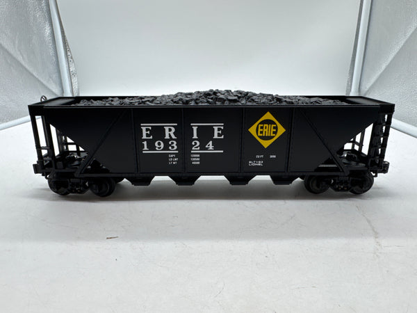 Lionel 6-19324 Erie 4 bay hopper coal load O SCALE Like New