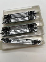 Model Power Set of 5 Burlington Northern BN Green/ Silver Passenger cars 3037 ; 3047 x2; 3057 x2 N SCALE Like New
