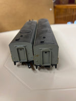 HO Scale Bargain Engine 74 Erie Lackawanna Set of 2 Diesel Engines NONPOWERED Used VG