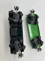 Lionel Set of 2 Tinplate remake Freight Cars 2653 2651 Hopper and Flatcar (2 Pieces) O SCALE Used Excellent No Box